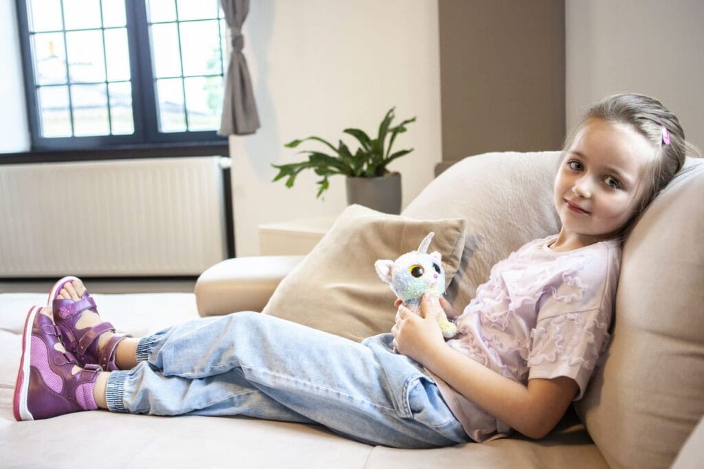 Agnes supináló szandál lila színű életkép