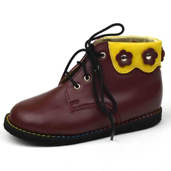 3016 dr Leo fűzős cipő lányoknak bordó színben, 3016 dr Leo fűzős cipő lányoknak bordó színben,