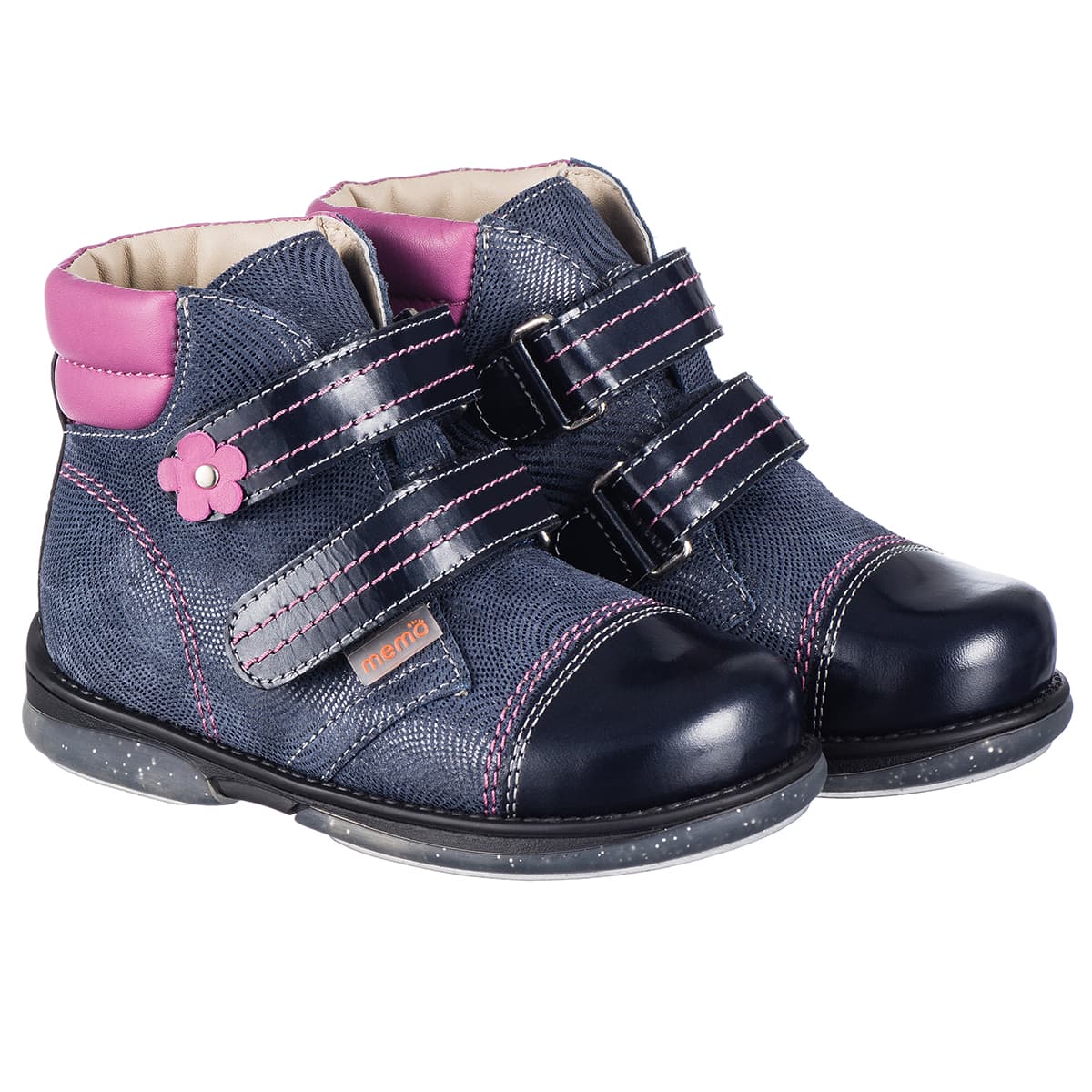 Alex kék kislány cipő supinált - kislányoknak, kék - rózsaszínű, dupla cipő Alex kék kislány cipő supinált - kislányoknak, kék - rózsaszínű, dupla cipő