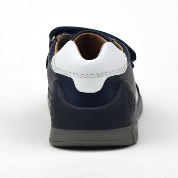 Első lépés cipő 251122 - sötétkék babacipő hátulról