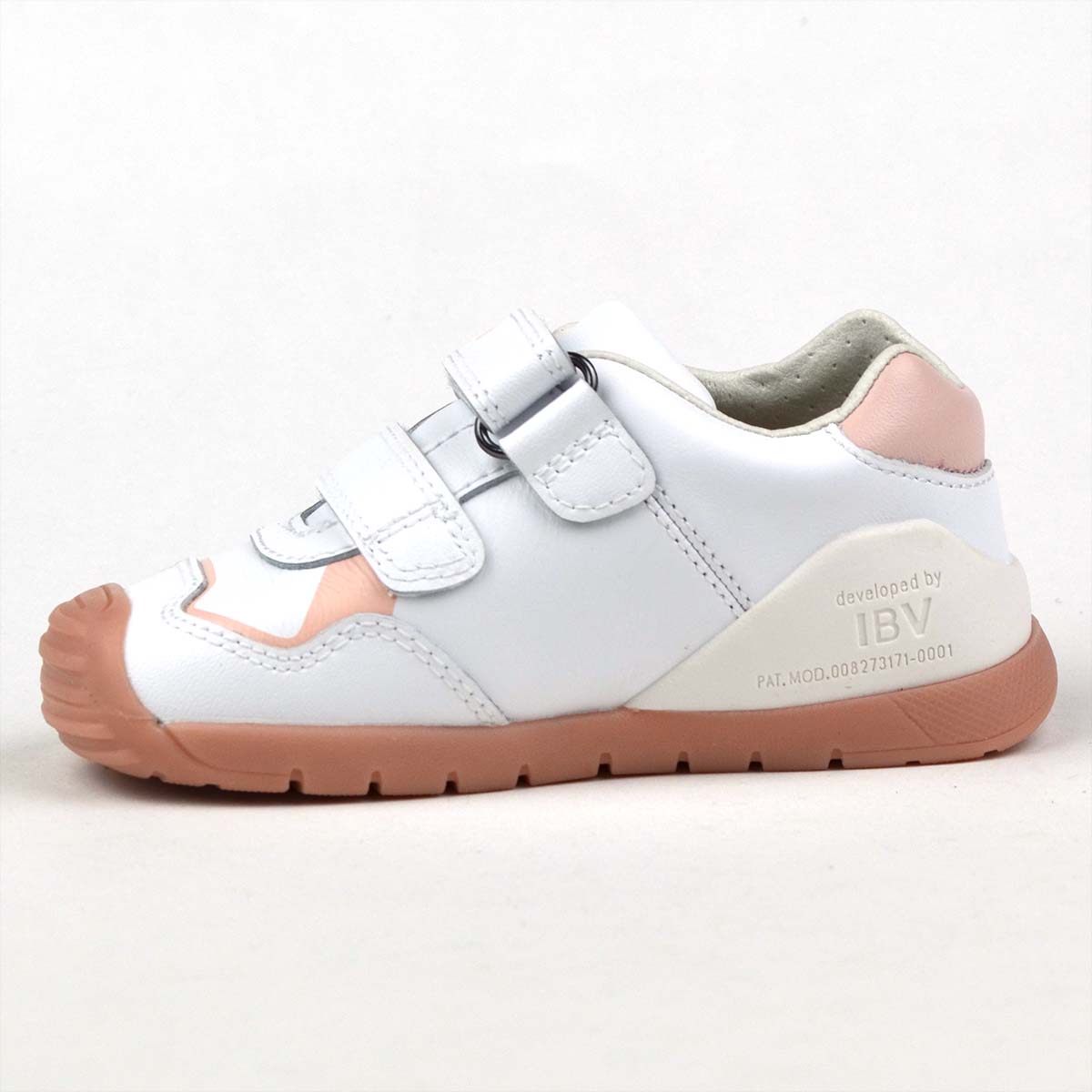 Biogateo fehér sneaker kislány babacipő - belsőoldalról