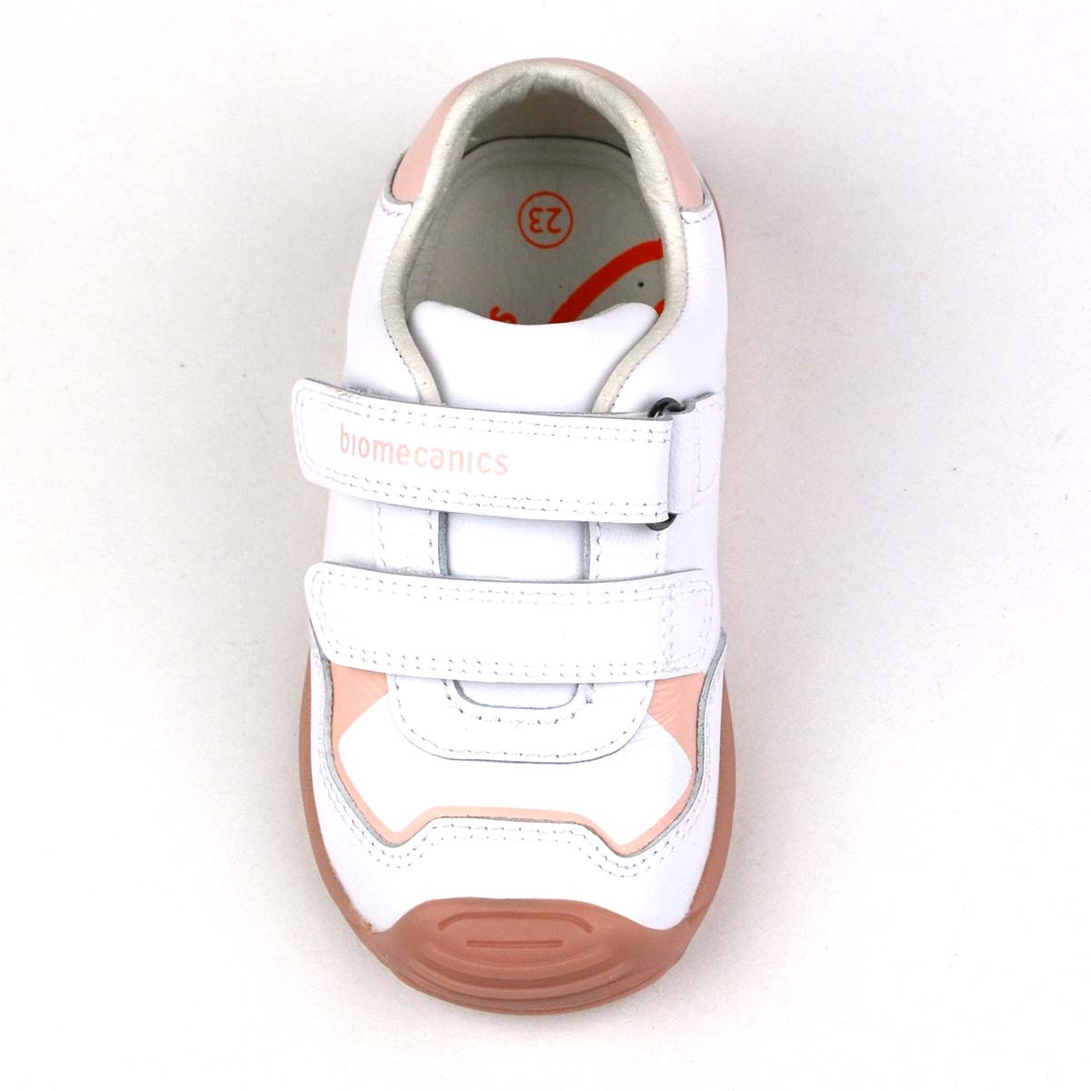 Biogateo fehér sneaker kislány babacipő - felülről