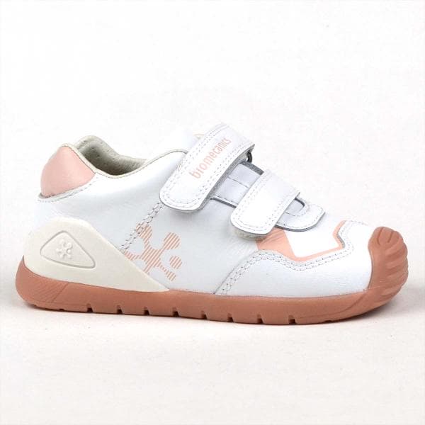 Biogateo fehér sneaker kislány babacipő - oldalról Biogateo fehér sneaker kislány babacipő - oldalról