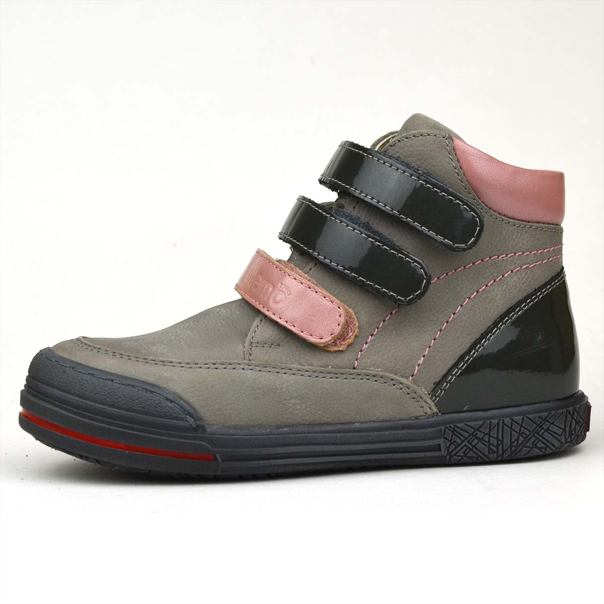 Chicago kislány sportcipő szürke színben, 3 tépőzárral Chicago kislány sportcipő szürke színben, 3 tépőzárral