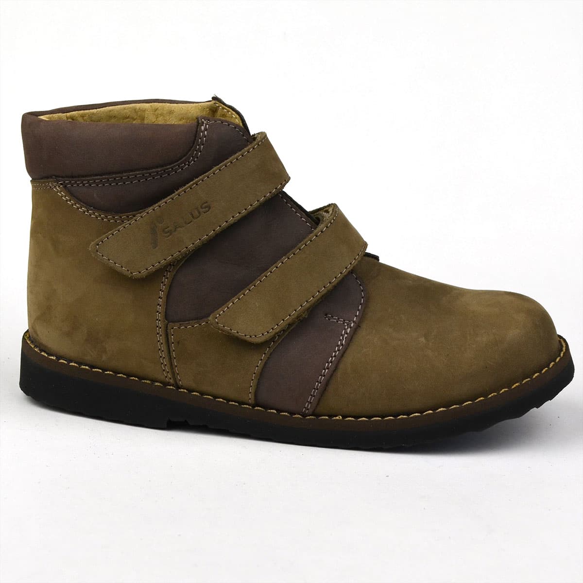 F90 fiús Salus supinált bakancs drapp-barna