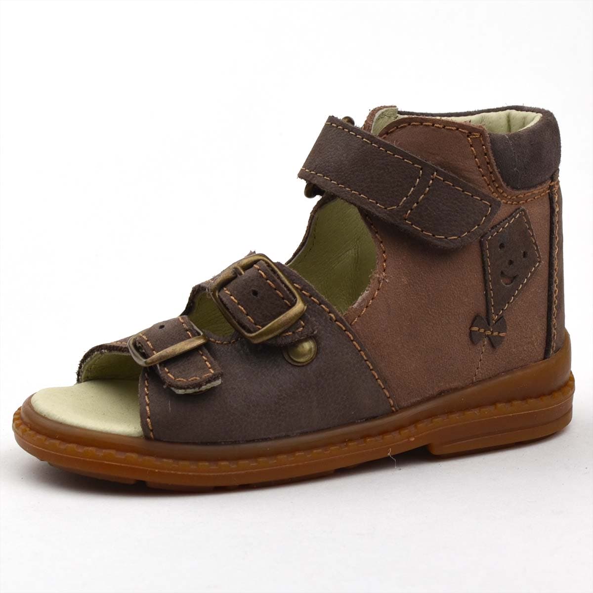 Flo-07_Salus_szandal_fius_sotetbarna_220219.jpg Flo-07 fiúszandál - Salus