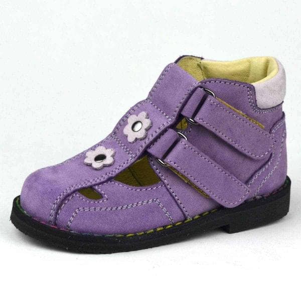 Kislány Flo-801 Salus szandálcipő lila színben - világos gallérral Kislány Flo-801 Salus szandálcipő lila színben - világos gallérral