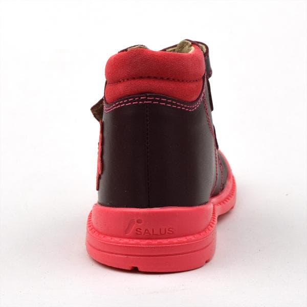 Bordó Flo-810 kislánybakancs - pillangóval hátulról Bordó Flo-810 kislánybakancs - pillangóval hátulról