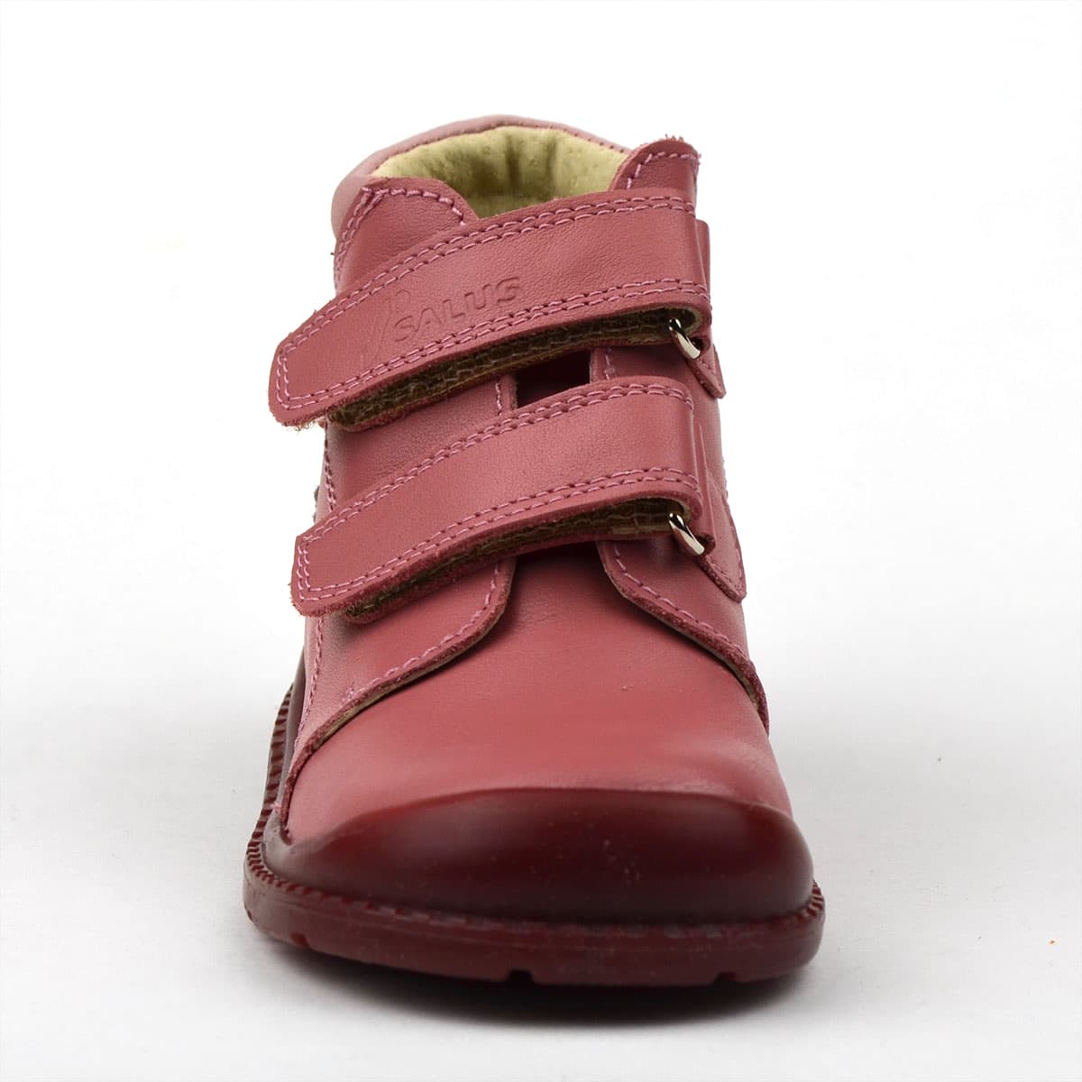 Rózsaszín Flo-810 kislánybakancs cicával - szemből