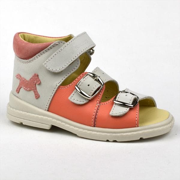 Flo-911 kislányszandál lovacskával - oldalról Flo-911 kislányszandál lovacskával - oldalról