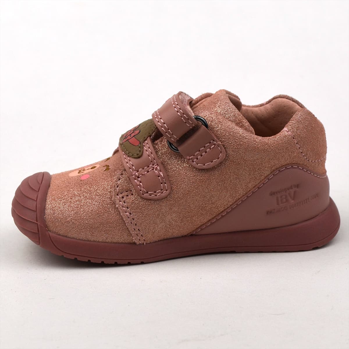 Biomecanics kislány babacipő 241107-B777 - rózsaszínű, belső oldala