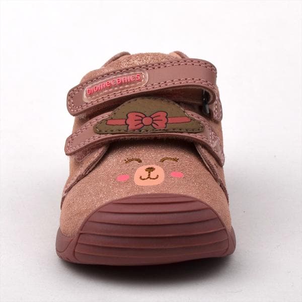 Biomecanics kislány babacipő 241107-B777 - rózsaszínű, elölről Biomecanics kislány babacipő 241107-B777 - rózsaszínű, elölről