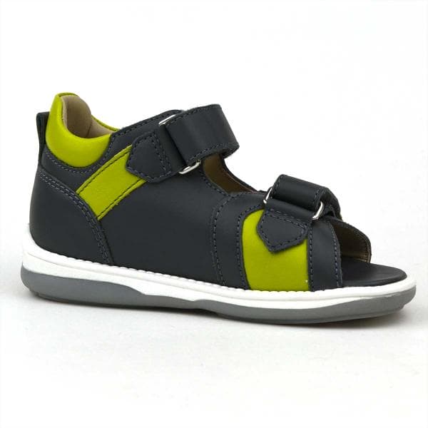 Kris szürke fiú szandál két tépőzárral - belső oldalról Kris szürke fiú szandál két tépőzárral - belső oldalról