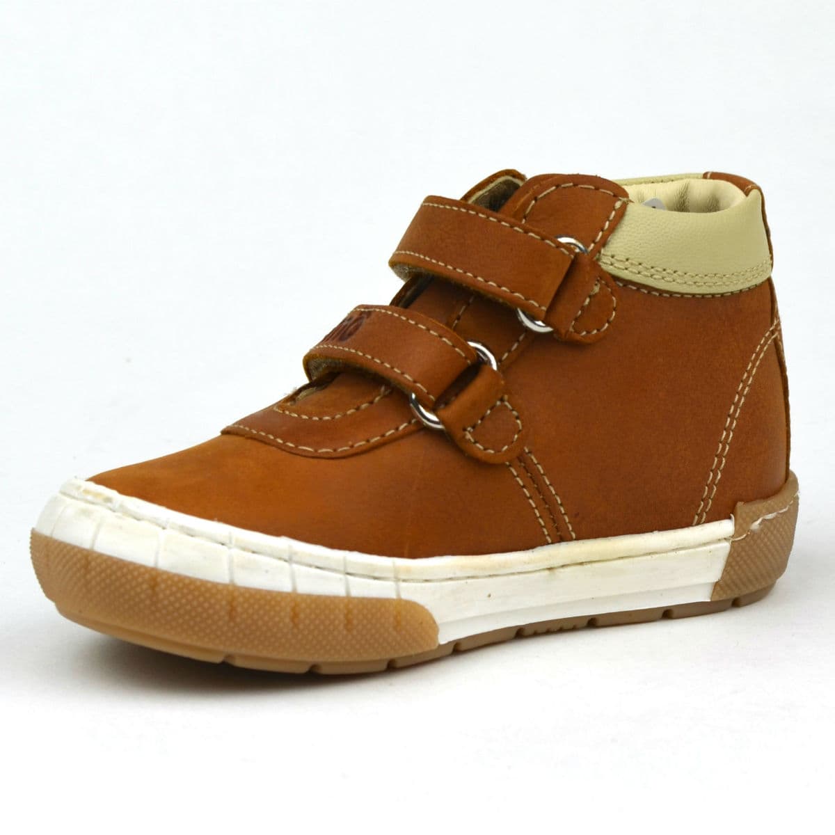 Memo Alvin első lépés cipő, barna színben, belső oldal