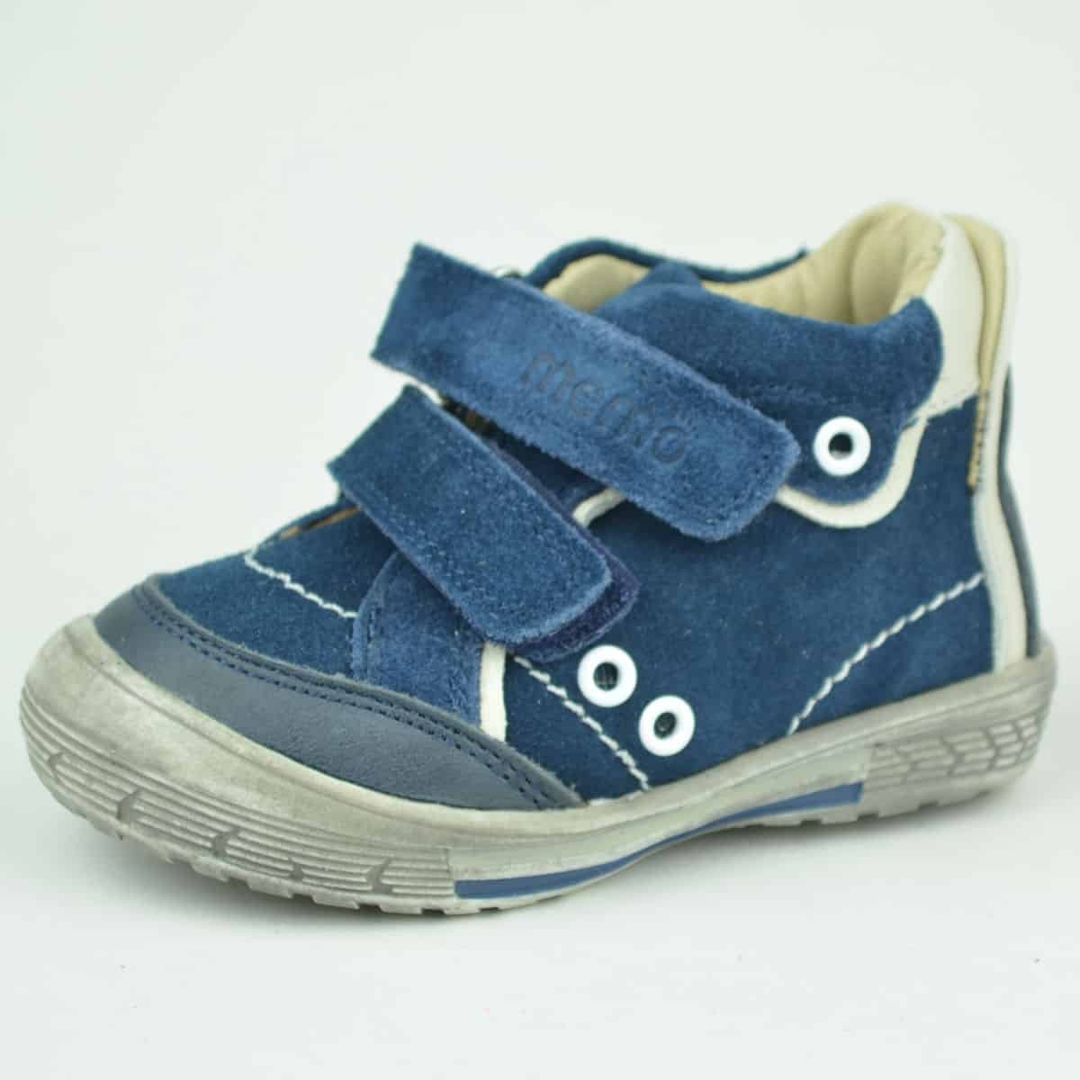 Nodi Memo első lépés cipő sötétkék színben, tépőzárral kívülről Nodi Memo első lépés cipő sötétkék színben, tépőzárral kívülről