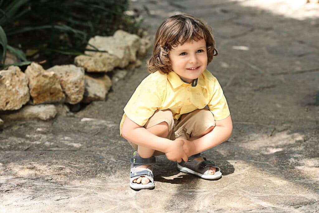 Monaco zöld fiú szandál életkép