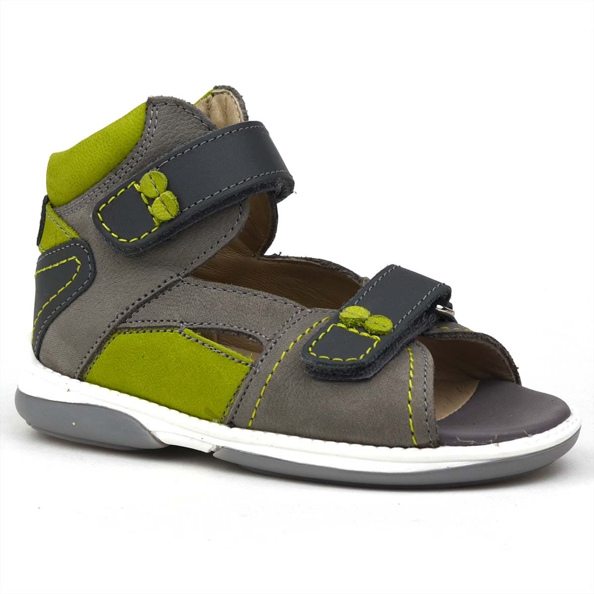 Monaco zöld fiú szandál külső oldal