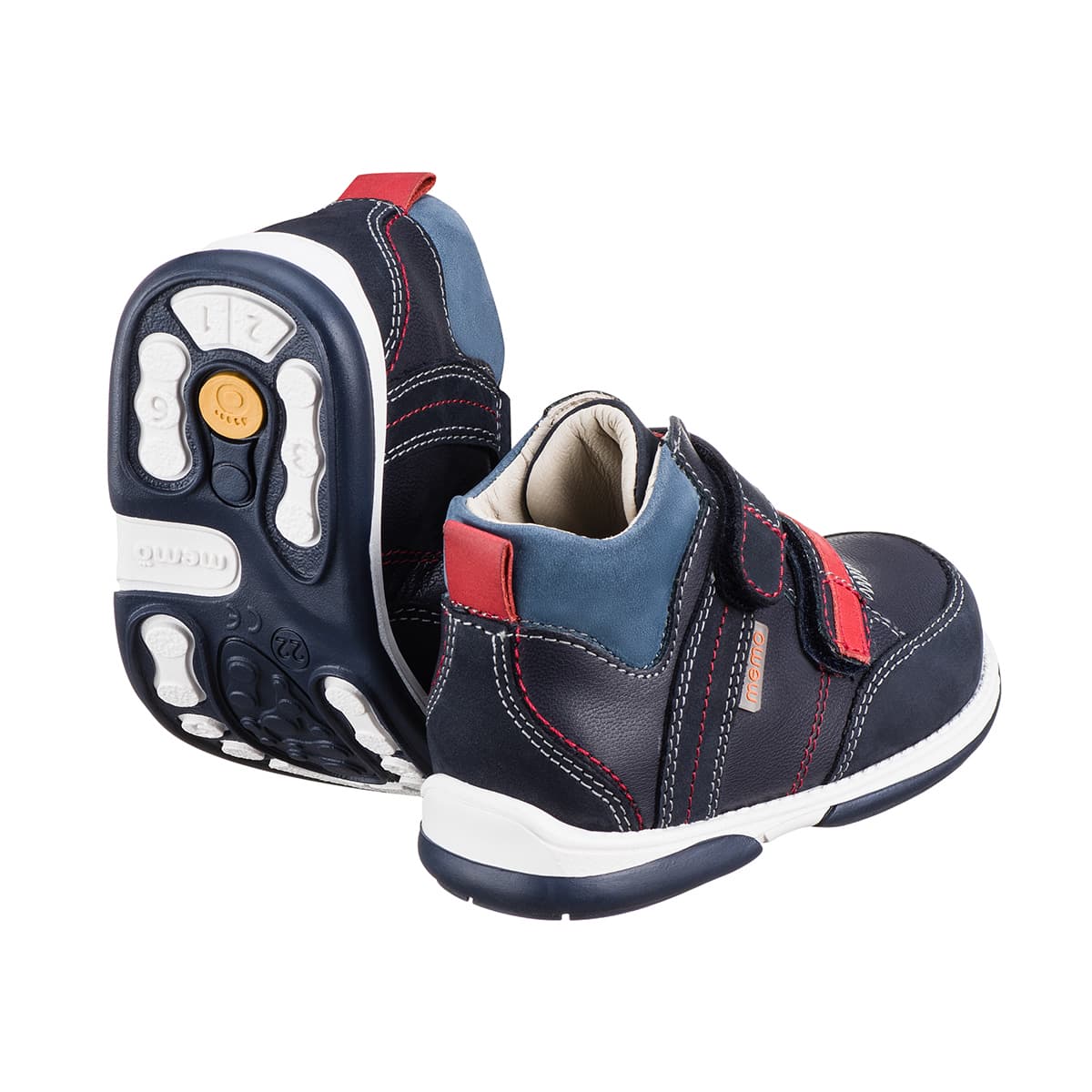 Fiú Polo Junior Memo cipő sötétkék színben hátulról Fiú Polo Junior Memo cipő sötétkék színben hátulról