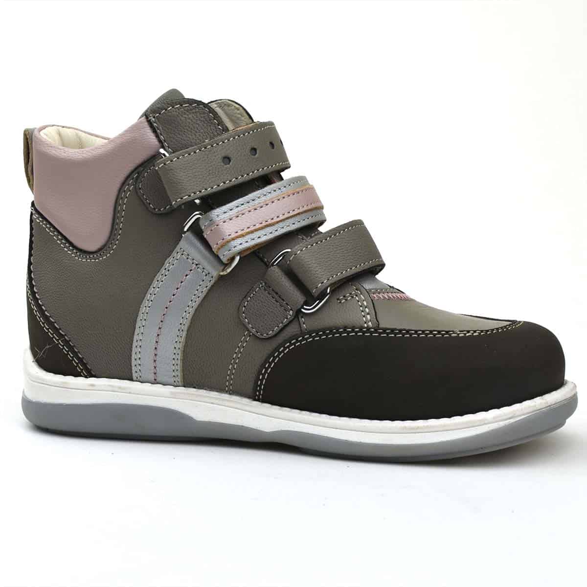 Polo Memo gyerekcipő kislány szürke színben, 3 tépőzárral