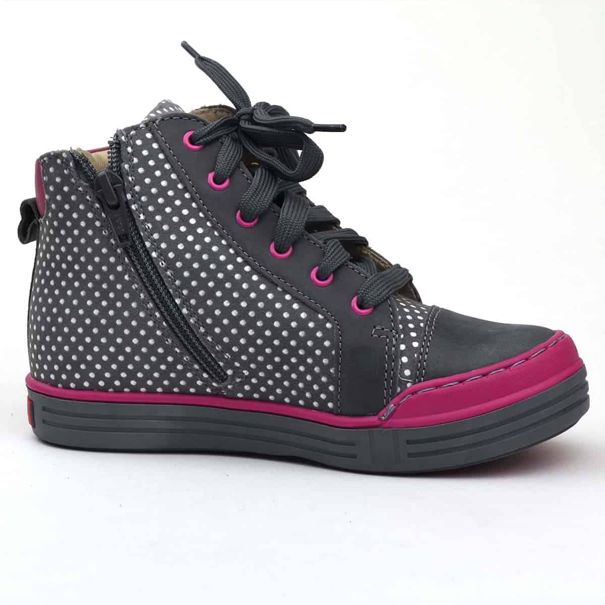 Portland kislánycipő szürke - Memo , belső oldal