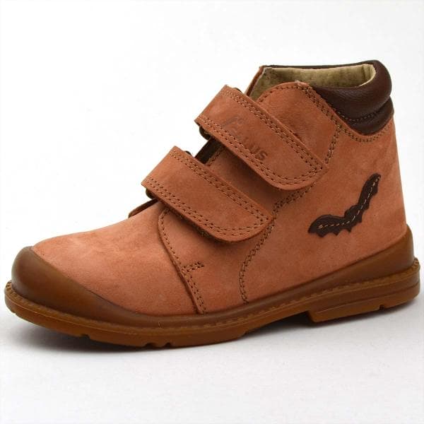 Fiús Flo-810 supinált cipő barna színben, denevérrel az oldalán Fiús Flo-810 supinált cipő barna színben, denevérrel az oldalán