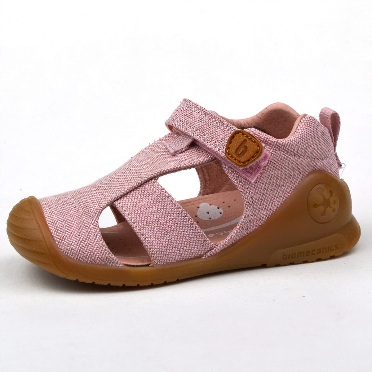 Biomecanics rózsaszín baba szandálcipő külső oldal Biomecanics rózsaszín baba szandálcipő külső oldal