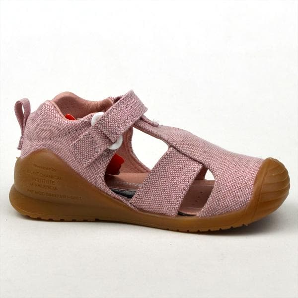 Biomecanics rózsaszín baba szandálcipő belső oldal Biomecanics rózsaszín baba szandálcipő belső oldal