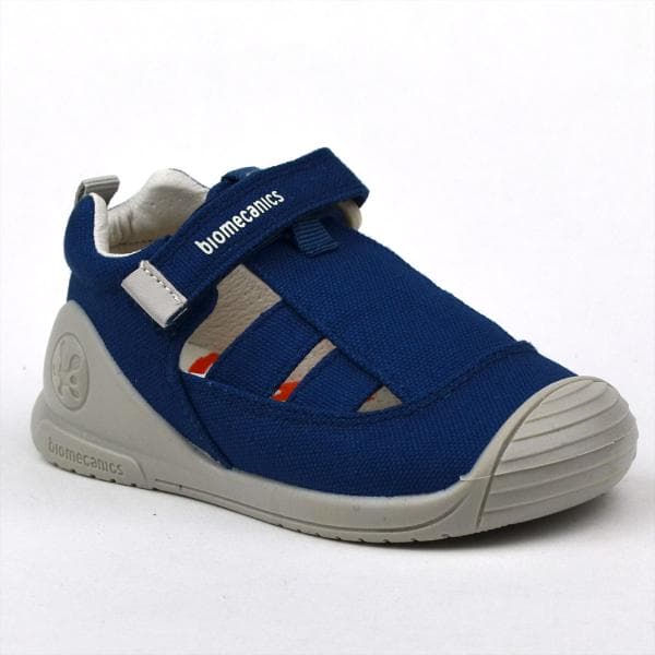 Sötétkék fiú vászon szandálcipő külső oldal Sötétkék fiú vászon szandálcipő külső oldal