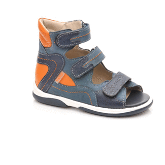 sandallki-Michael-1CH--Kapcie-przedszkolne Michael magas szárú Memo supinált szandál 3D forgó modell